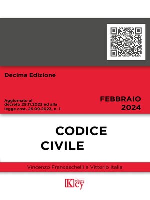 cover image of Codice civile 2024